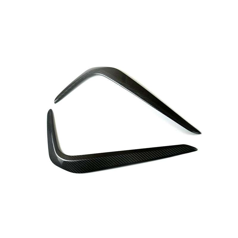 for New 5 Series G30 G38 Front Fog Light Trim Front Bar Upper Wrap Angle Wind Knife Carbon Fibre