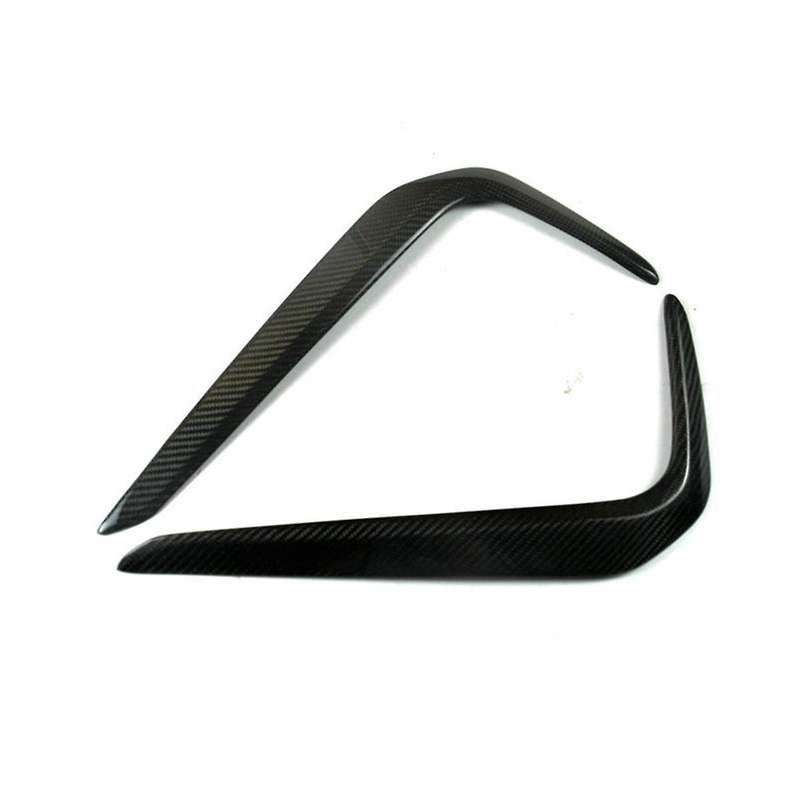 for New 5 Series G30 G38 Front Fog Light Trim Front Bar Upper Wrap Angle Wind Knife Carbon Fibre