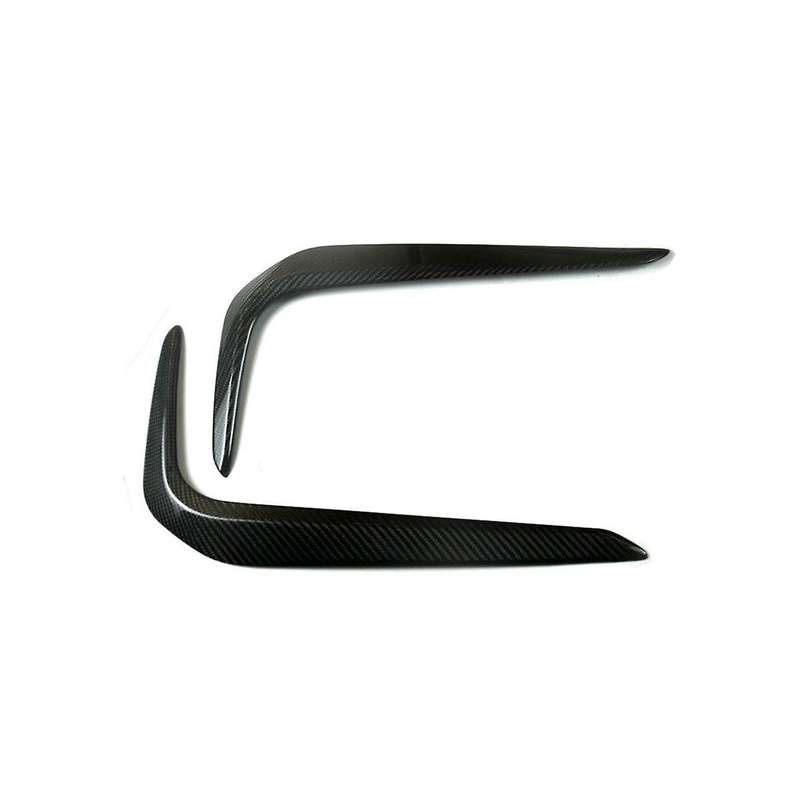 for New 5 Series G30 G38 Front Fog Light Trim Front Bar Upper Wrap Angle Wind Knife Carbon Fibre