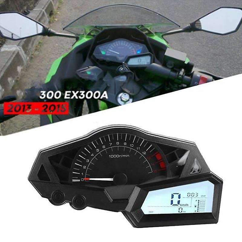 for Ninja 300 Ex300a 2013-2015 Motorcycle Gauges Cluster Speedometer Tachometer Instrument