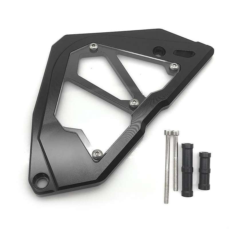 for Ninja250 Ninja300 Z250 Z300 2013-2017 Front Sprocket Chain Guard Cover Left Side Engine Cover Bl
