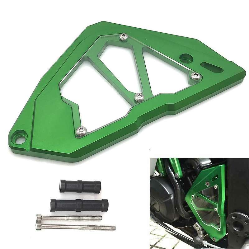 for Ninja250 Ninja300 Z250 Z300 2013-2017 Front Sprocket Chain Guard Cover Left Side Engine Cover Bl