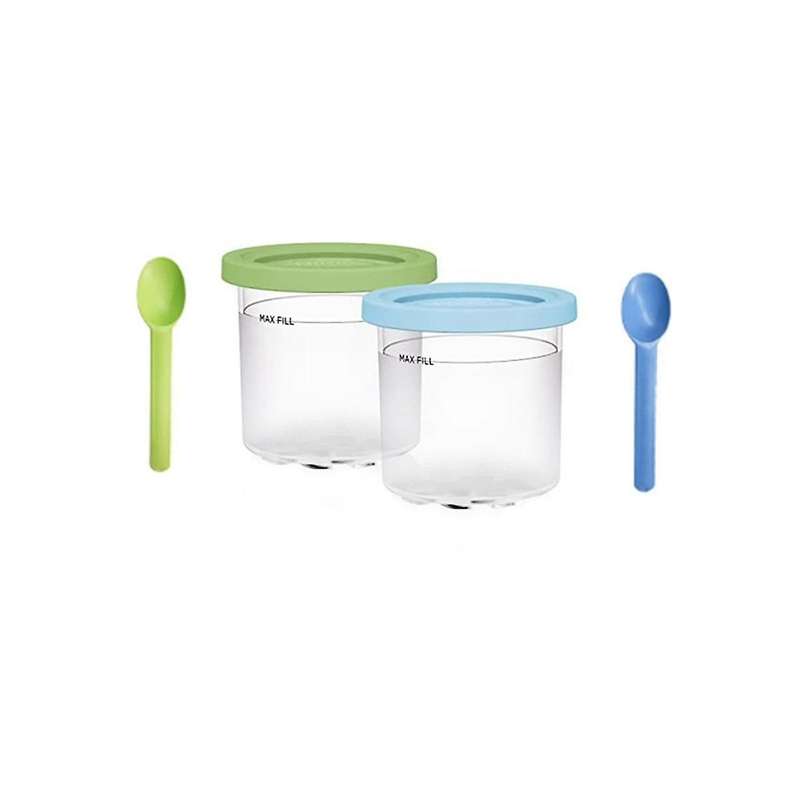 for Ninja Xskplid2cd 2pack Compatible with Nc299amz and Nc300s Series Cream Ice Cream Makers 1 Pint