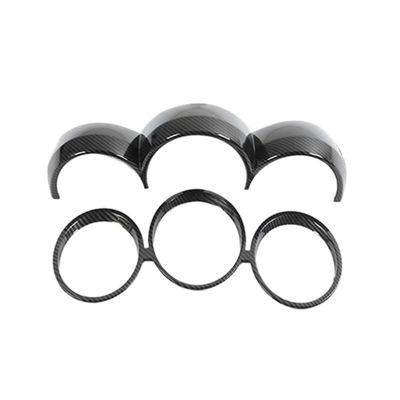 for Nitro 2007-2012 Carbon Fiber Interior Dashboard Meter Display Cover