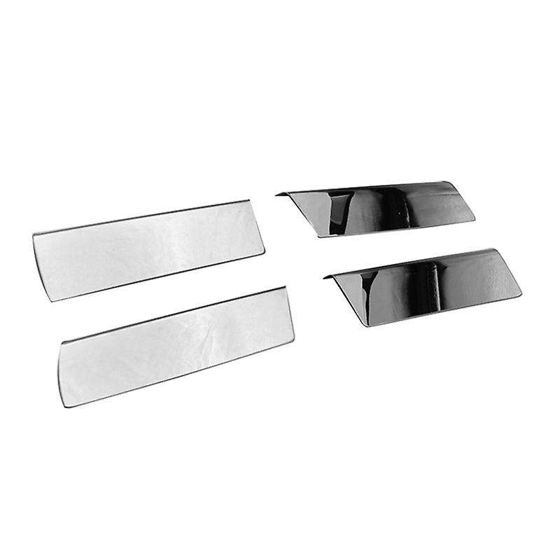 for Note E13 2020 2021 Chrome Front Bumper Center Lower Grille Grill Moulding Strips Cover Trim