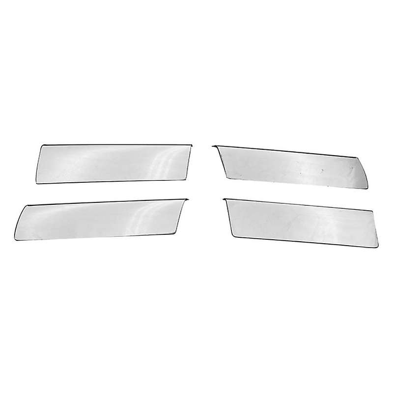 for Note E13 2020 2021 Chrome Front Bumper Center Lower Grille Grill Moulding Strips Cover Trim