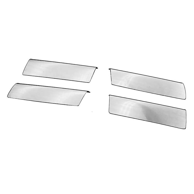 for Note E13 2020 2021 Chrome Front Bumper Center Lower Grille Grill Moulding Strips Cover Trim