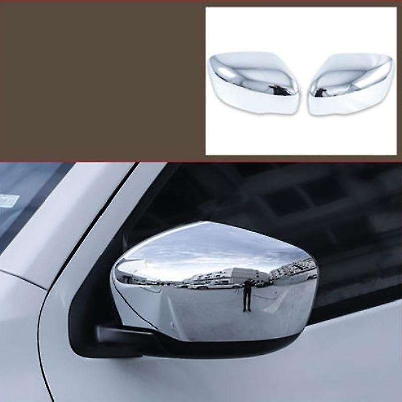 for NP300 2015-2020 Car Side Door Rearview Mirror Cover Trim Frame Decoration Stickers Accessories,