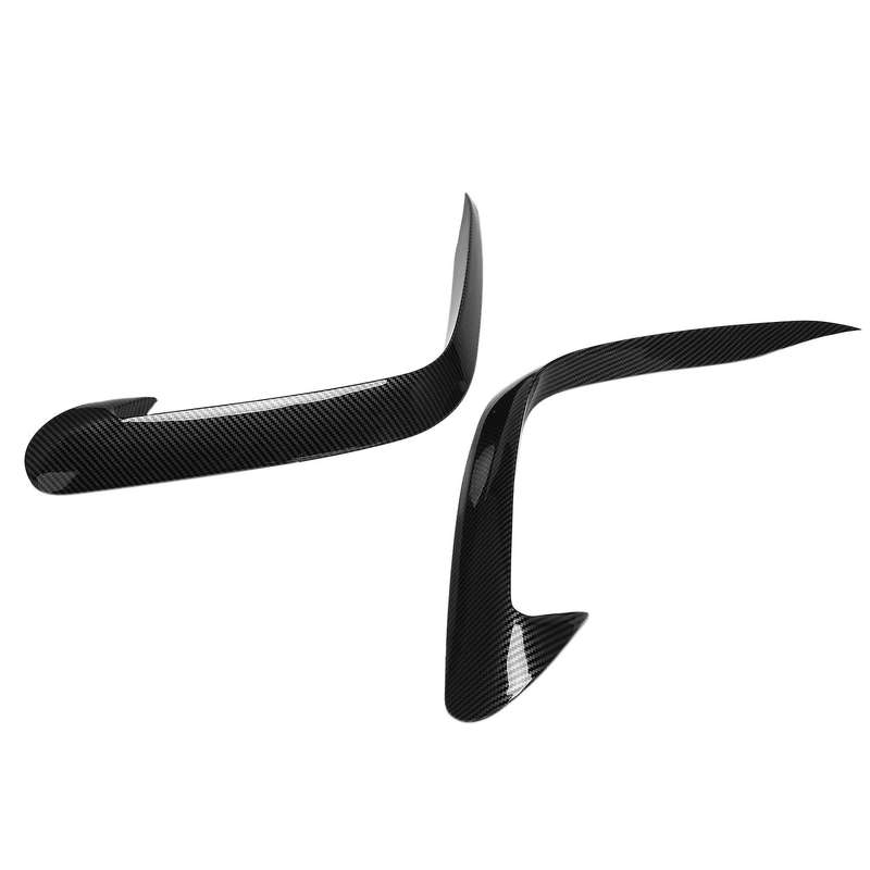 for Nx4 2020 2021 Front Fog Light Lamp Cover Trim Bumper Molding Garnish Eyebrow Eyelid Carbon Fibe