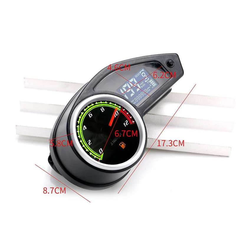 for Offroad XR150 XR-150L XL150 CG150 GY200 250 RPM Odometer Motocross Speedometer Meter Gauge Dirt