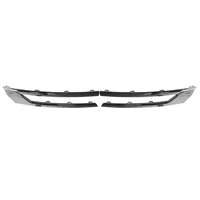 for Opel 2015-2020 Chrome Upper Front Center Grille Grill Moulding Strips Cover Trim Replacement