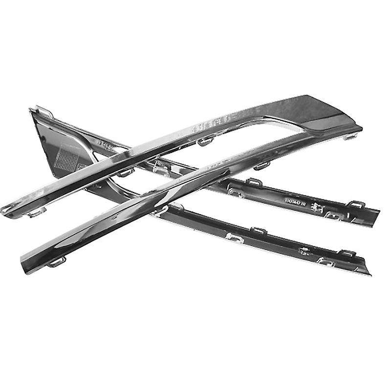 for Opel 2015-2020 Chrome Upper Front Center Grille Grill Moulding Strips Cover Trim Replacement Rig