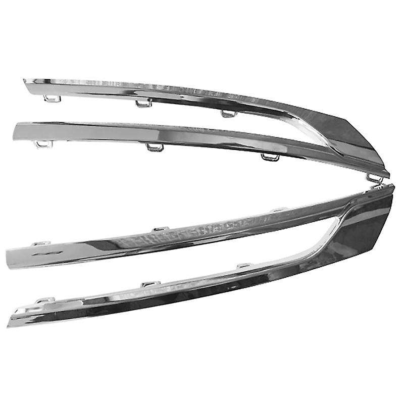 for Opel 2015-2020 Chrome Upper Front Center Grille Grill Moulding Strips Cover Trim Replacement Rig