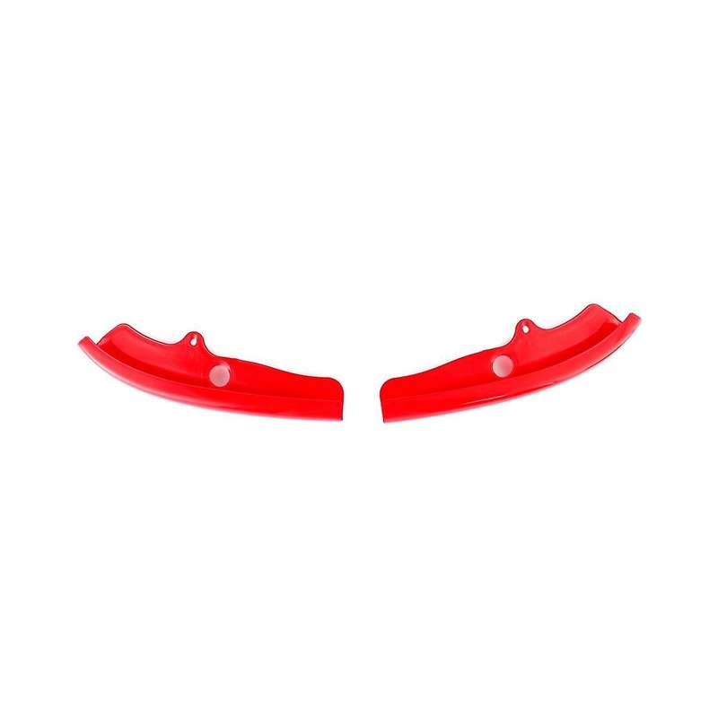 for Pack 68327082aa 68327083aa Front Bumper Lip Splitter Spoiler Trim Cover Red