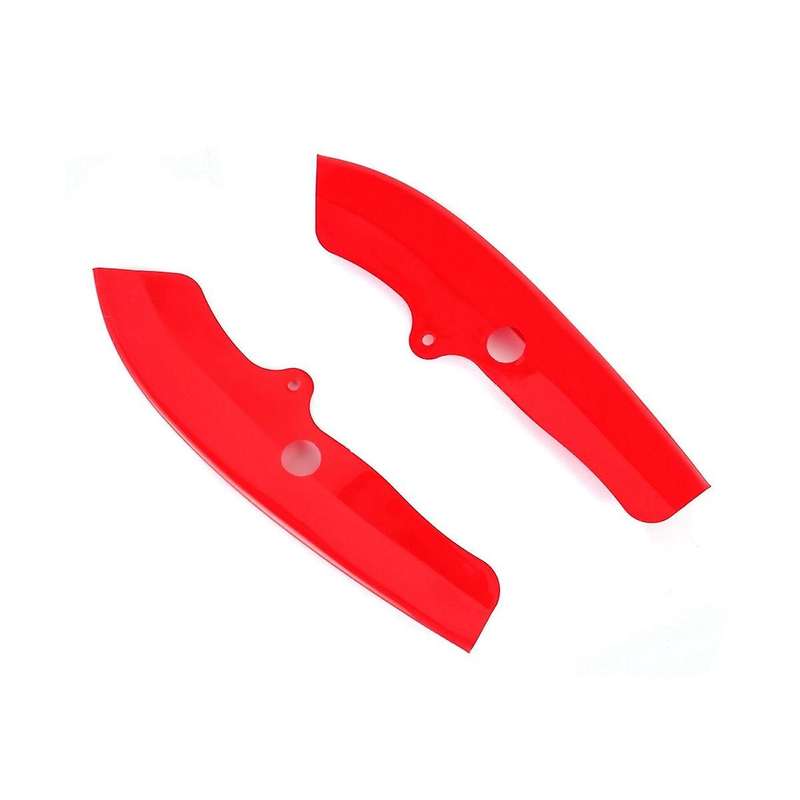 for Pack 68327082aa 68327083aa Front Bumper Lip Splitter Spoiler Trim Cover Red