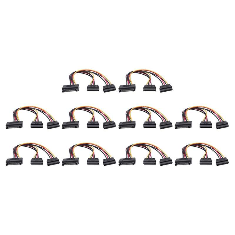 10 Pieces Of Hard Disk Sata One Point Two Power Cord