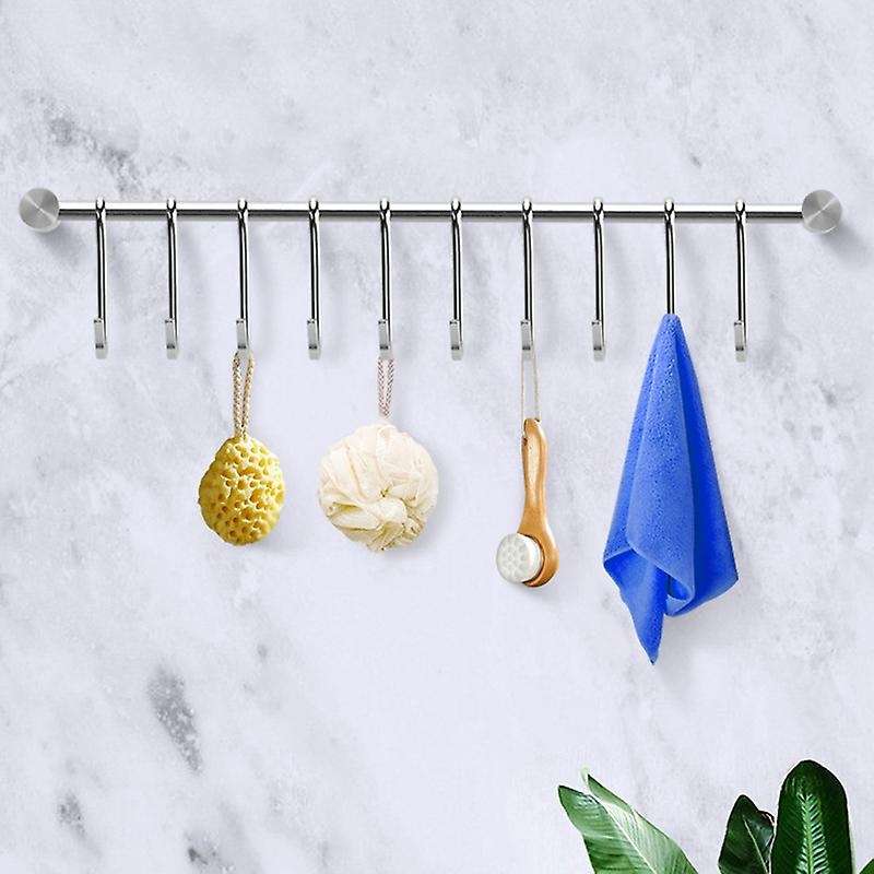 Kitchen Hook Rack Wall Mounted Pantry Tool Holder Kitchen Shelf