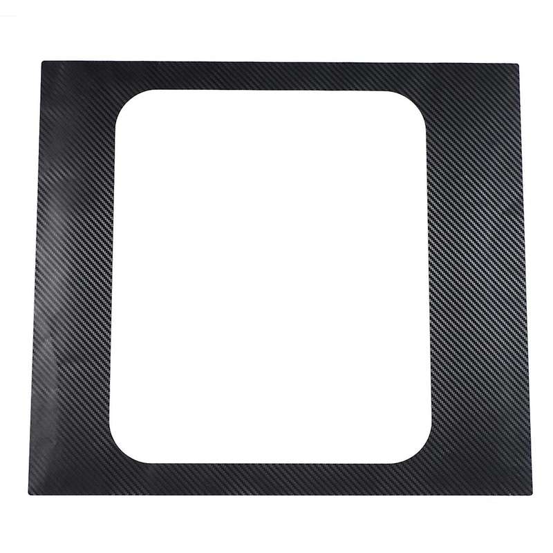 Rear Middle Window Cover Sticker for Ford F150 21-22,carbon Fiber