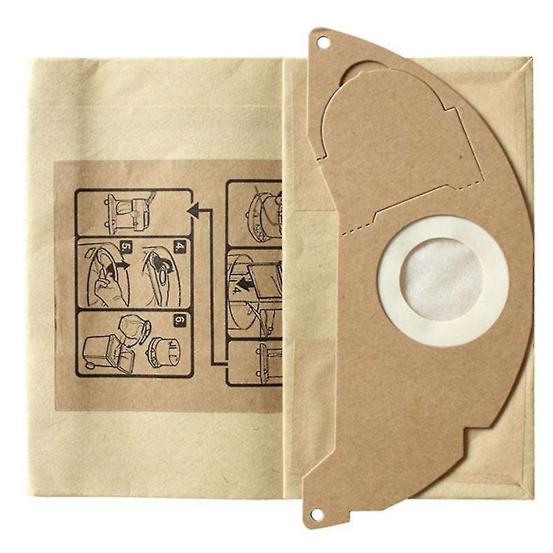 6pcs Dust Bag Replacement Parts for Karcher A2004 Wd 2250 Mv4 Vacuum
