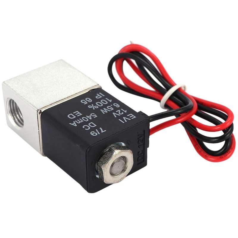 Dc12v Solenoid Valve 1/4 Inch 2 Way Normally Closed Pneumatic Valves
