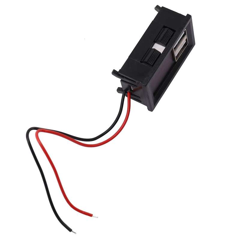 2x Red Led Digital Display Voltmeter for Cars Output 12.6v Battery