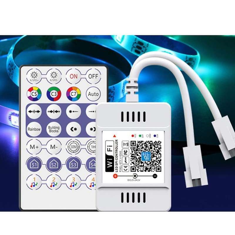 Dc5v-24v 28 Key Rf Controller Remote Control for Ws2811 Rgb Led Strip