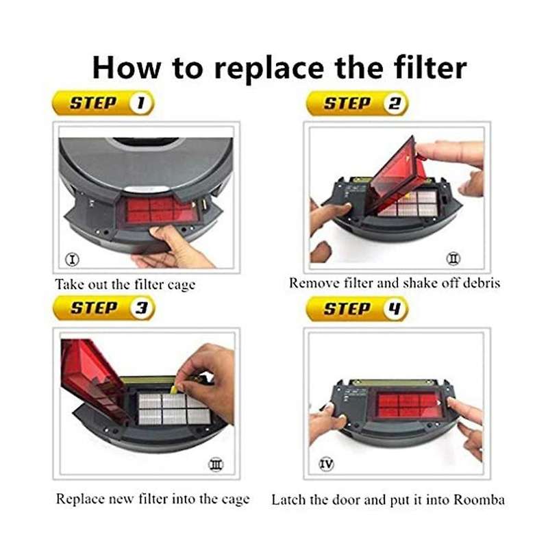 10 Pcs Hepa Filter for Irobot Roomba 800 900 Series Vacuum Cleaner