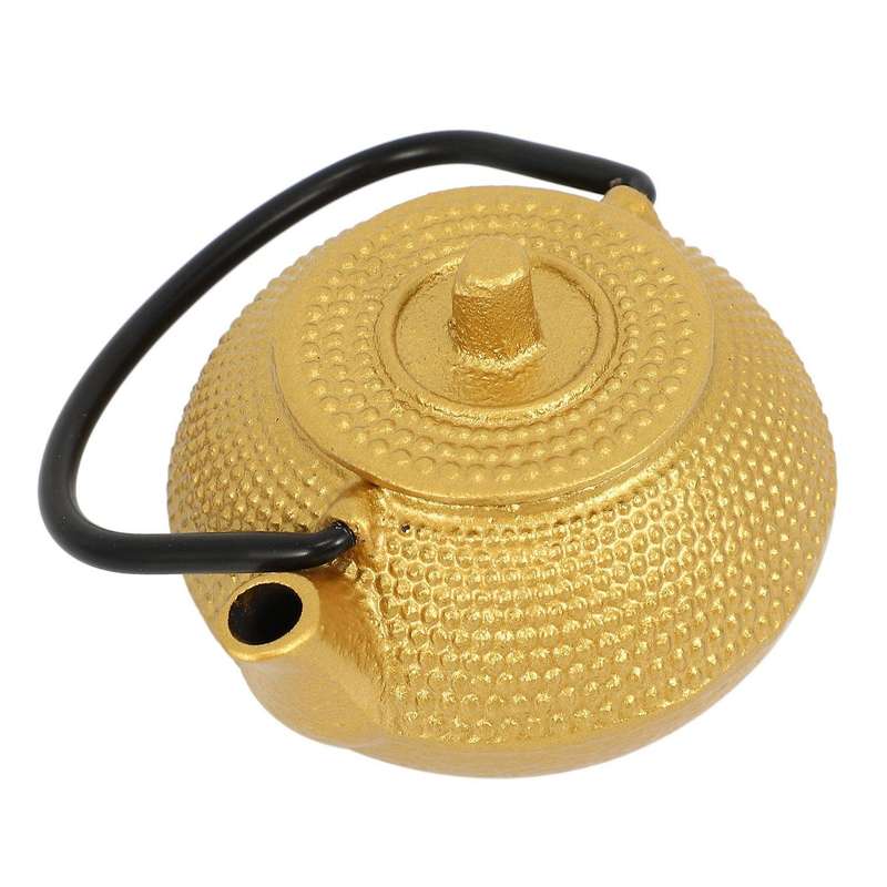 Mini Japanese Style Cast Iron Tea Kettle 50ml, Easy to Carry
