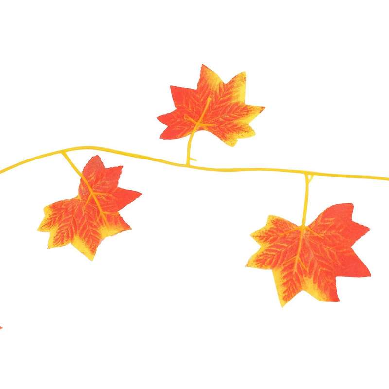 12pack/each 90 Inch, Artificial Ivy Red Maple Garland Fake Leaf