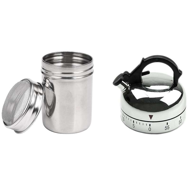 60 Minute Counting Teapot Shaped Kitchen Cooking Alarm Clock Timer Me