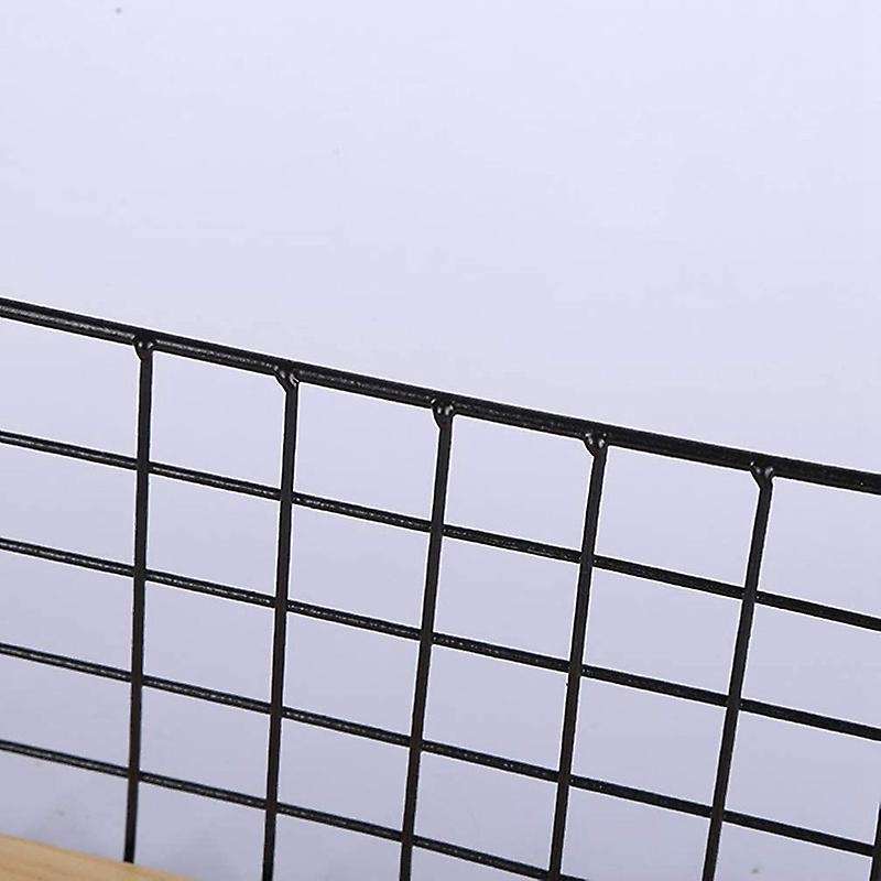 Wrought Iron Floating Shelves Wall Mounted Storage Punch-free Rack