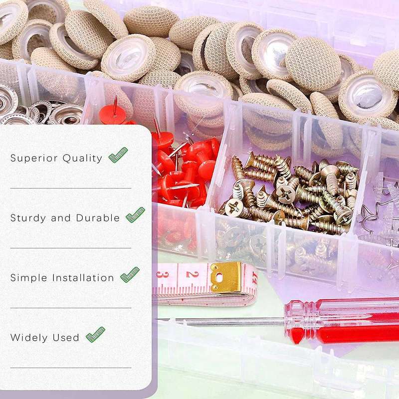 272pcs Car Roof Repair Rivet Kit Car Roof Buckle Retainer Beige