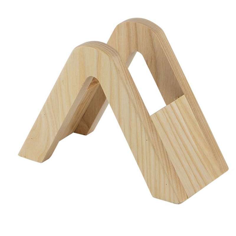 Bamboo Wood Coffee Filter Holder Filtering Paper Storage Rack 7.5cm