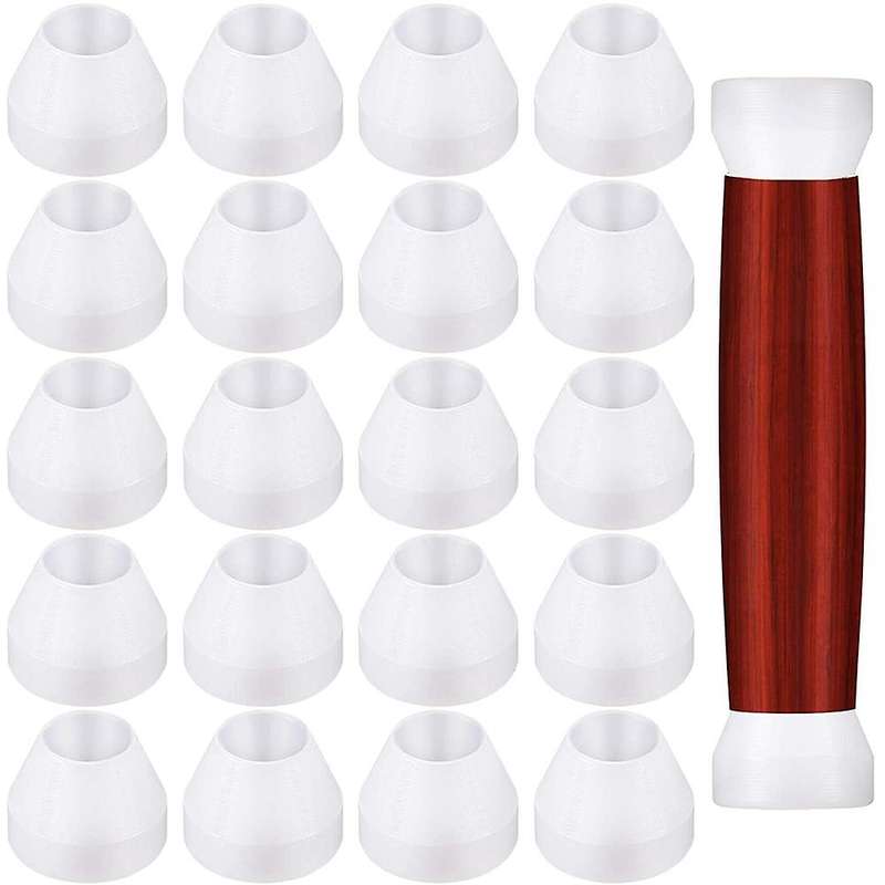 20pcs Pen Holder White Pen Holder for Ca Polishing Pen Turn