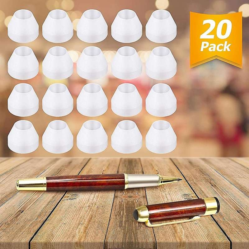 20pcs Pen Holder White Pen Holder for Ca Polishing Pen Turn