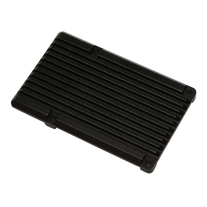 For Raspberry Pi 3 Aluminum Case with Dual Cooling Fan Metal Black