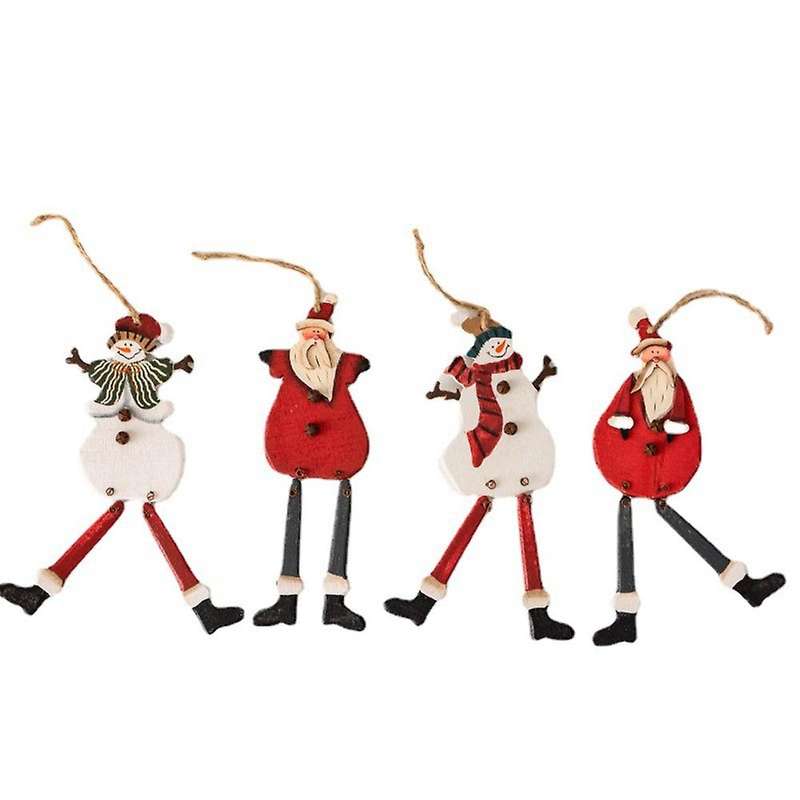 Snowman Pendant Christmas Tree Santa Claus Drop Kids Toys Xmas