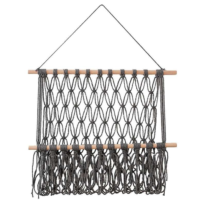 Macrame Magazine Storage Organizer Wall Hanging Decor B
