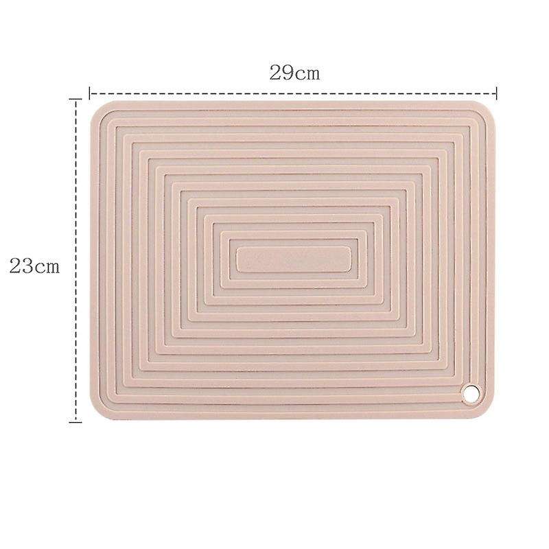 Large Silicone Pot Holder Heat Insulation Kitchen Table Mat( White )