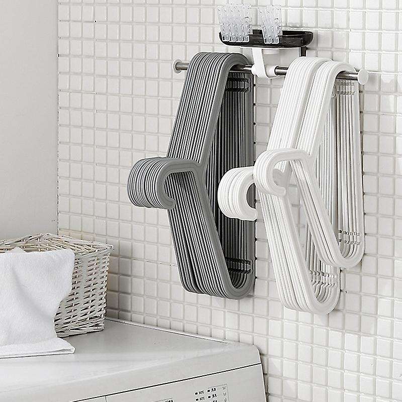 Wall Mounted Punch-free Stainless Steel Hanging Hanger Organizer
