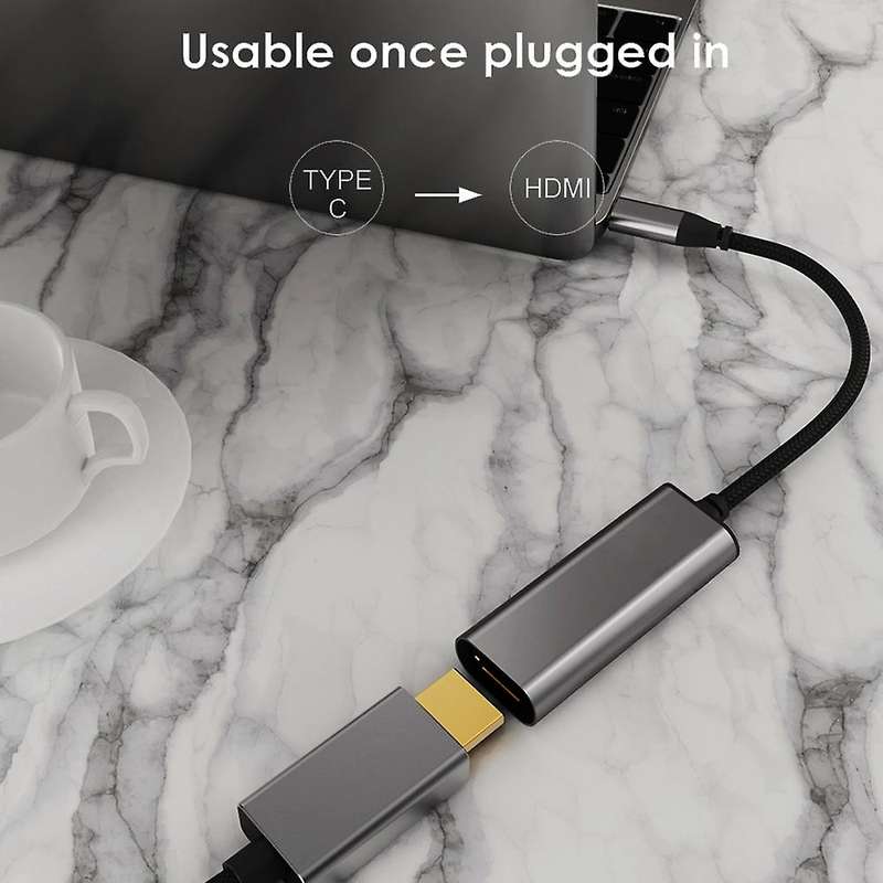 Type C to Hdmi-compatible Female 4k 60hz Converter
