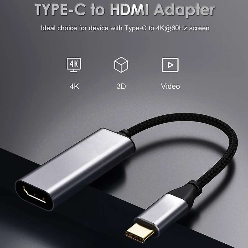 Type C to Hdmi-compatible Female 4k 60hz Converter