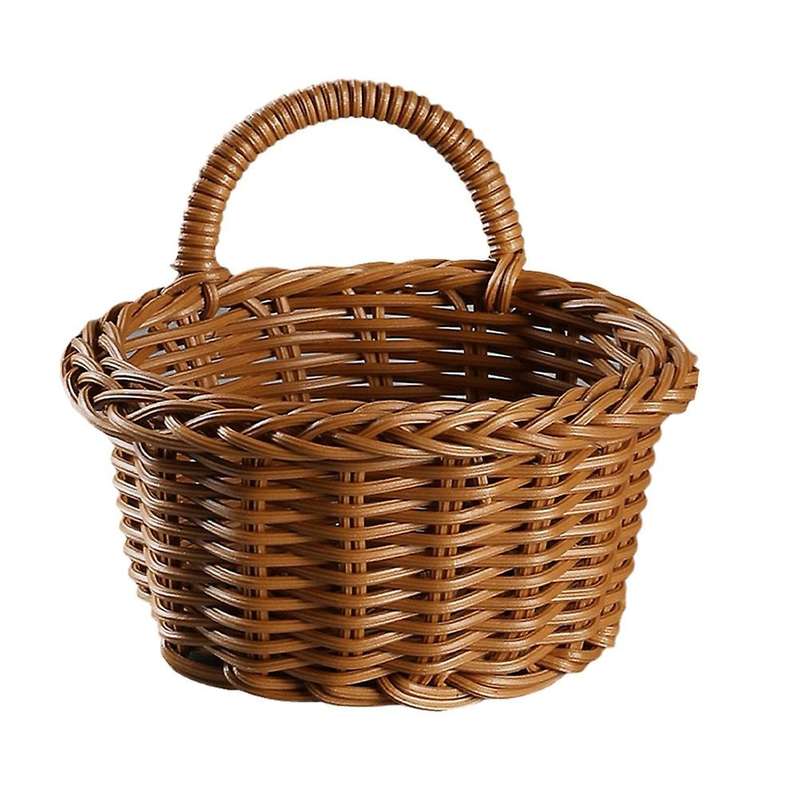 Hanging Woven Rattan Baskets for Planters Garden Decoration Storage