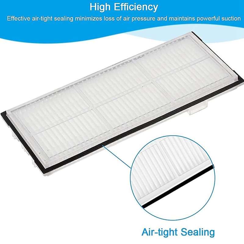 6 Pack Filter with Cleaning Tool for Xiaomi Roborock S7 / T7s Plus
