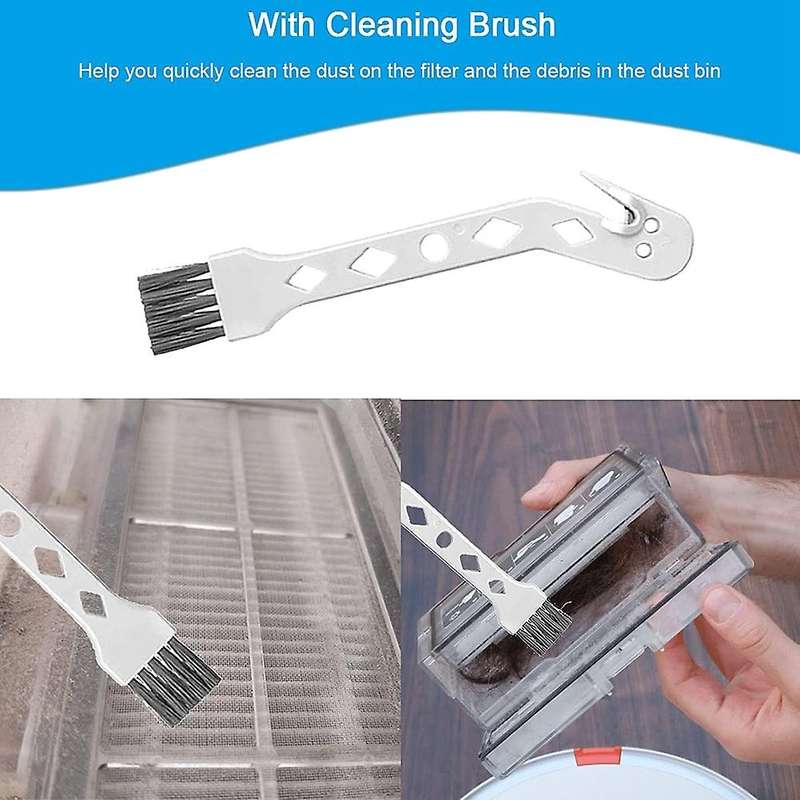 6 Pack Filter with Cleaning Tool for Xiaomi Roborock S7 / T7s Plus