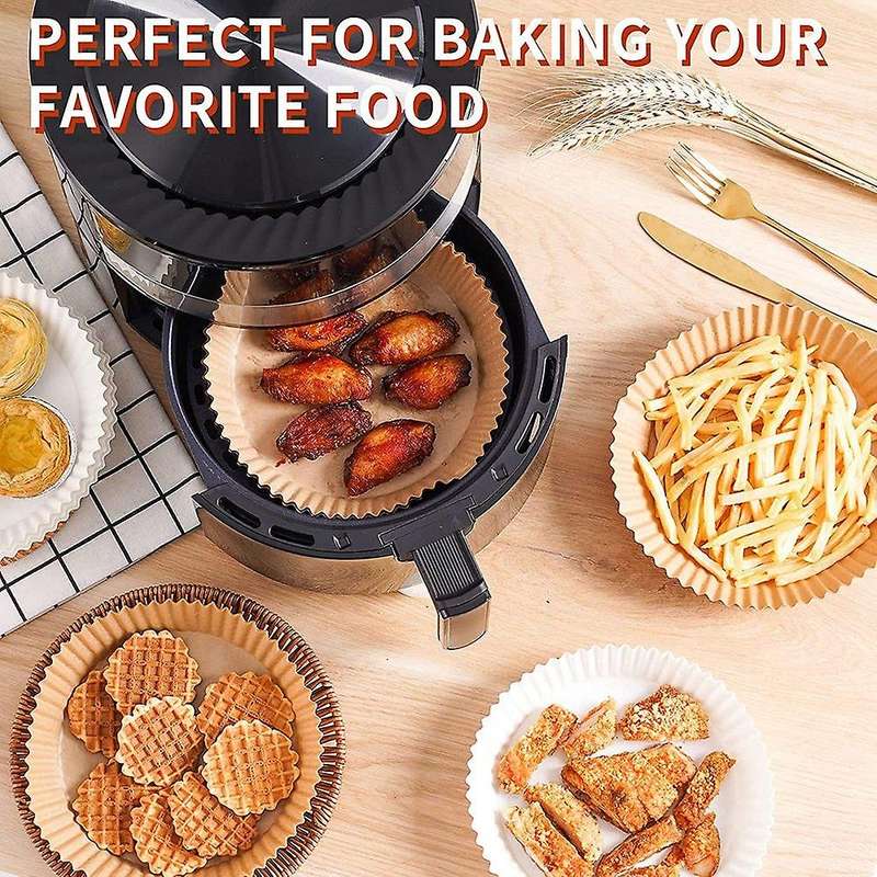 70 Pcs Air Fryer Parchment Paper Liners Non-stick Air Fryer Paper