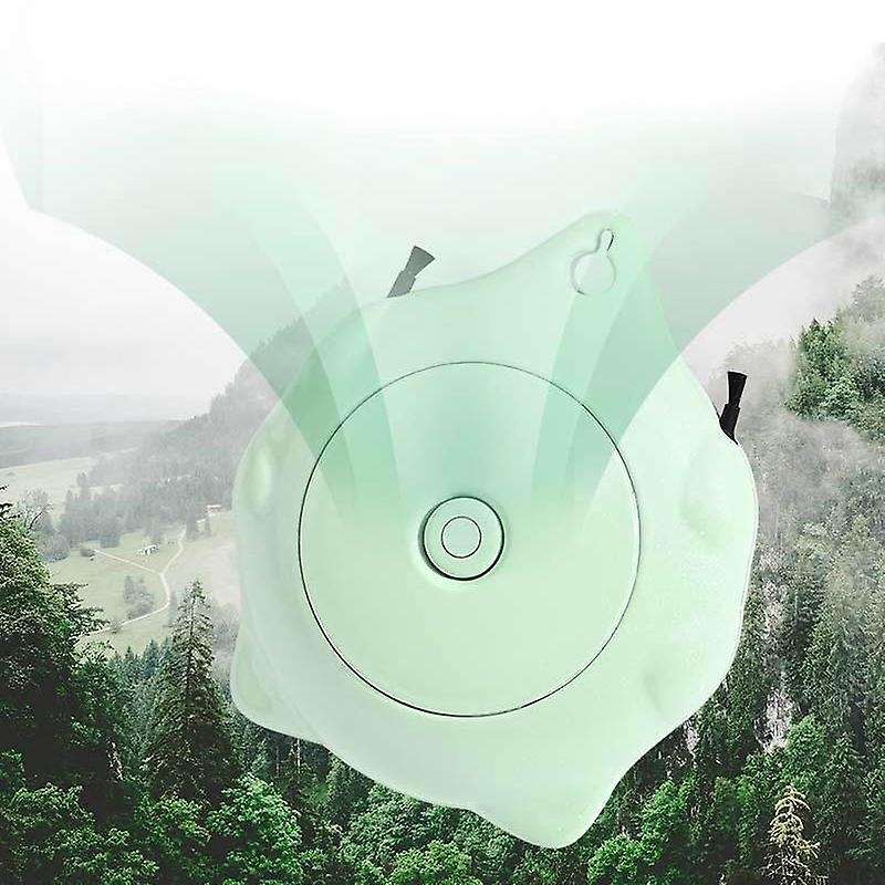 Wearable Air Purifier Negative Ion Generator for Adult Kids Green