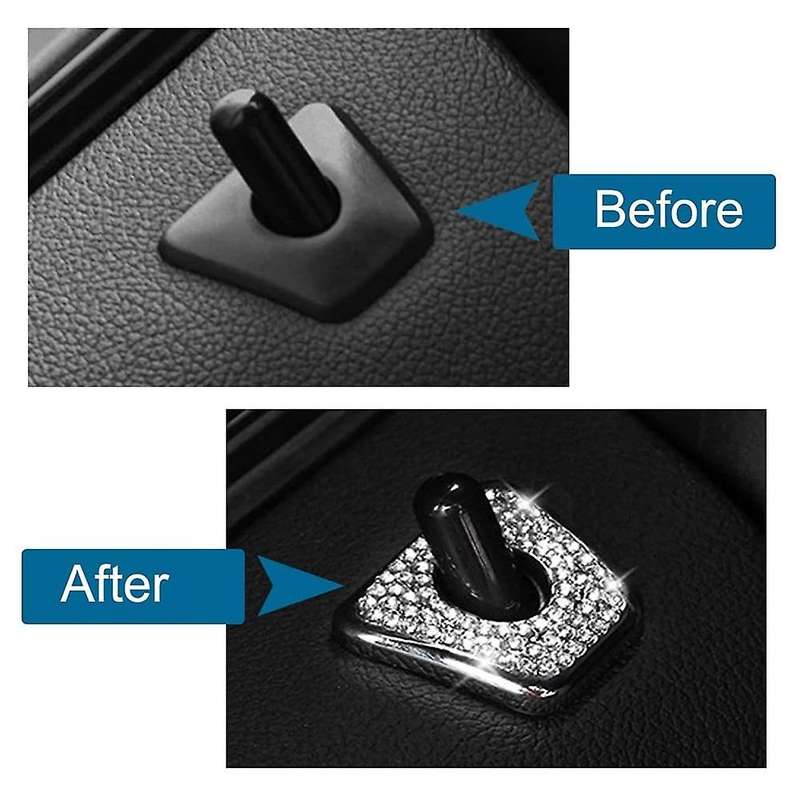 For -bmw 5 Series 2018 2019 Car Door Lock Pull Rod Bolt Cover 4pcs
