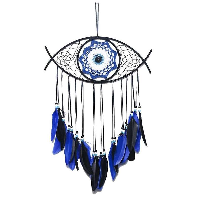 Evil Eye Dream Catchers for Bedroom Hand-woven Macrame Dreamcatcher,3