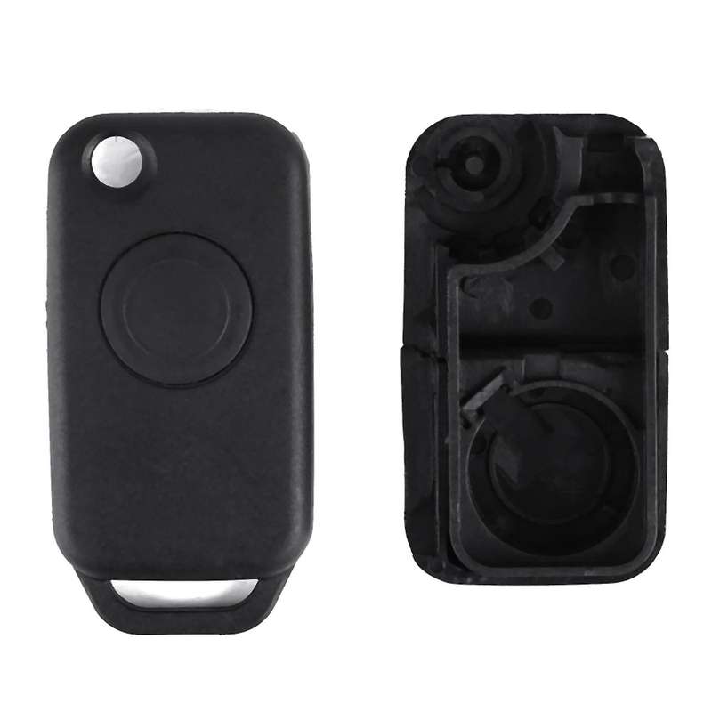 Coque Pliable 1 Bouton Pour Cle Telecommande Mercedes Benz Flip Key